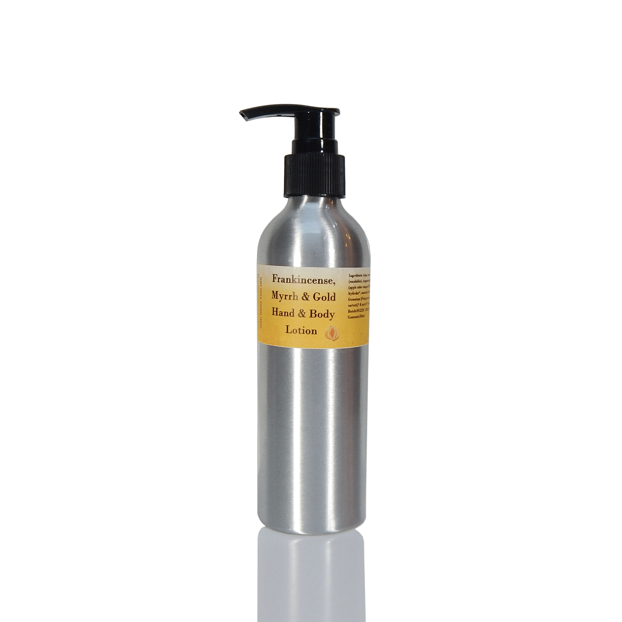 Frankincense, Myrrh & Gold Hand & Body Lotion - Totally Natural Skincare