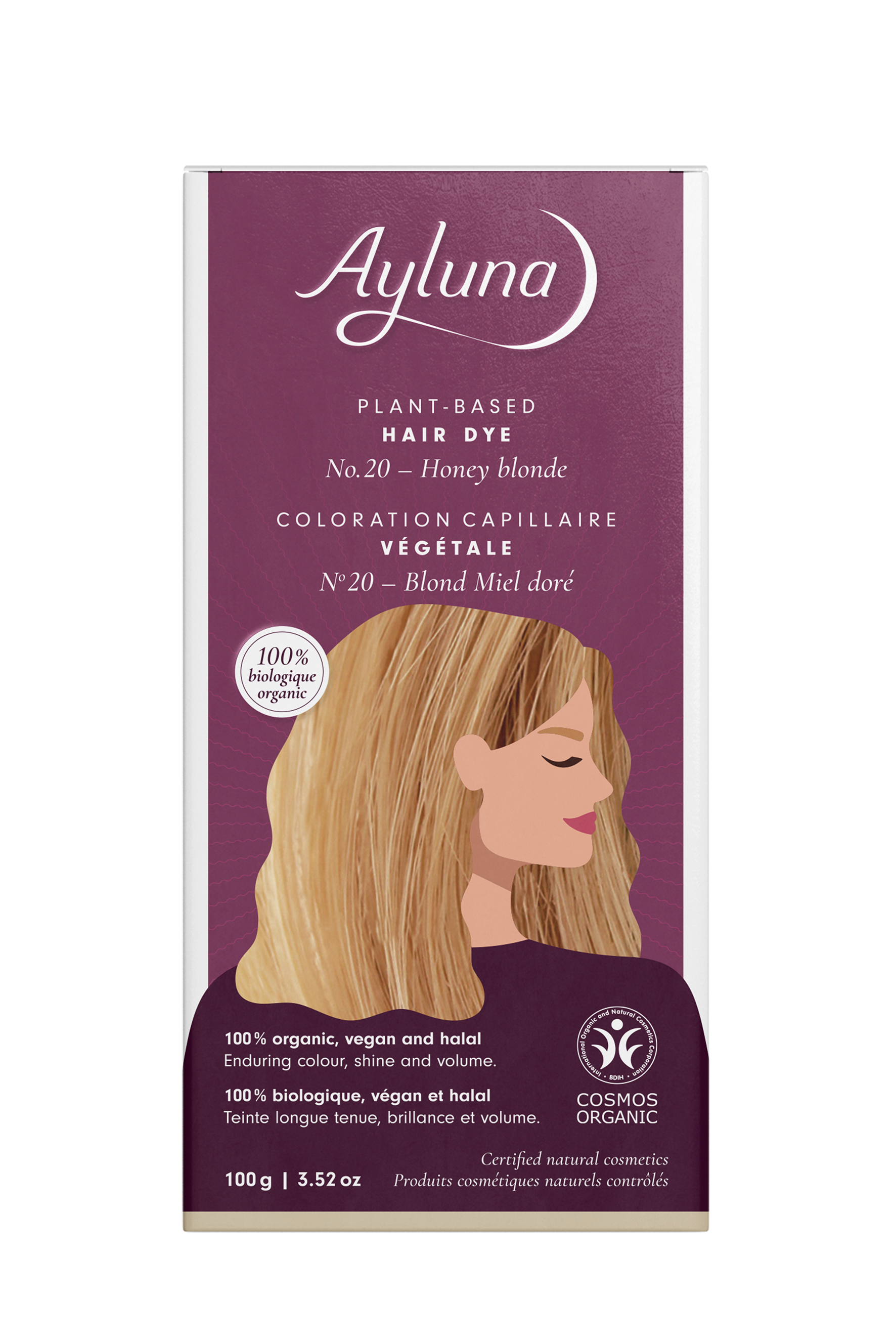 PLANT-BASED HAIR DYE - HONEY BLONDE