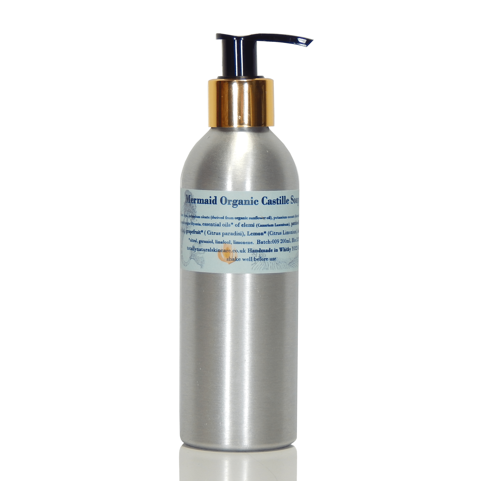 Mermaid Organic Castille Soap - Totally Natural Skincare