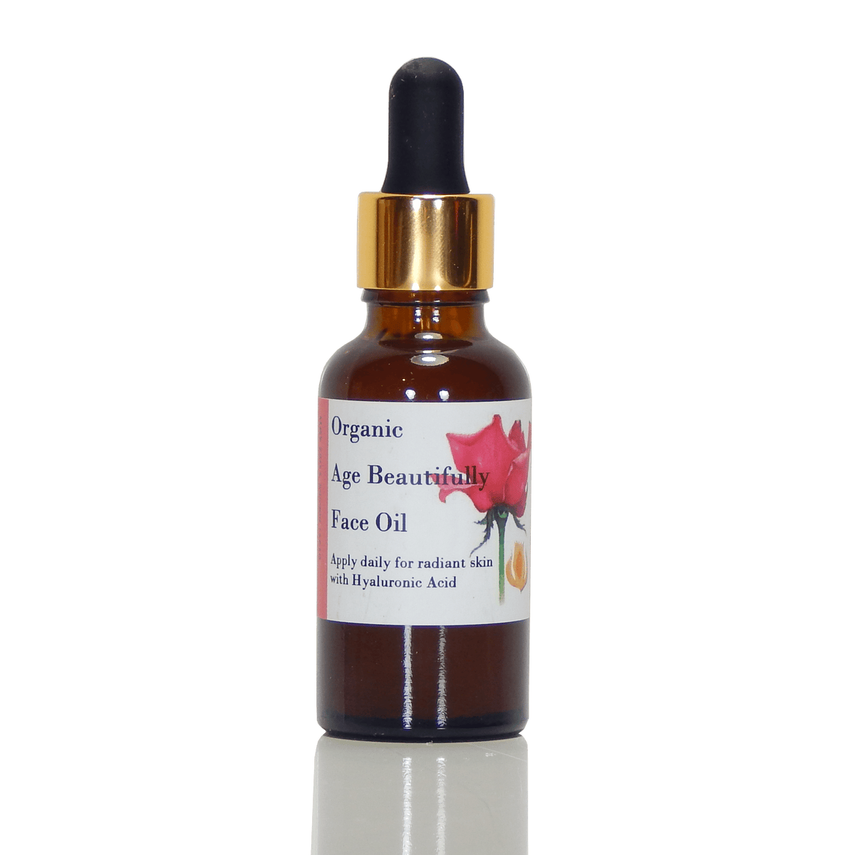 Organic Age Beautifully Face Oil with hyaluronic acid - Totally Natural Skincare