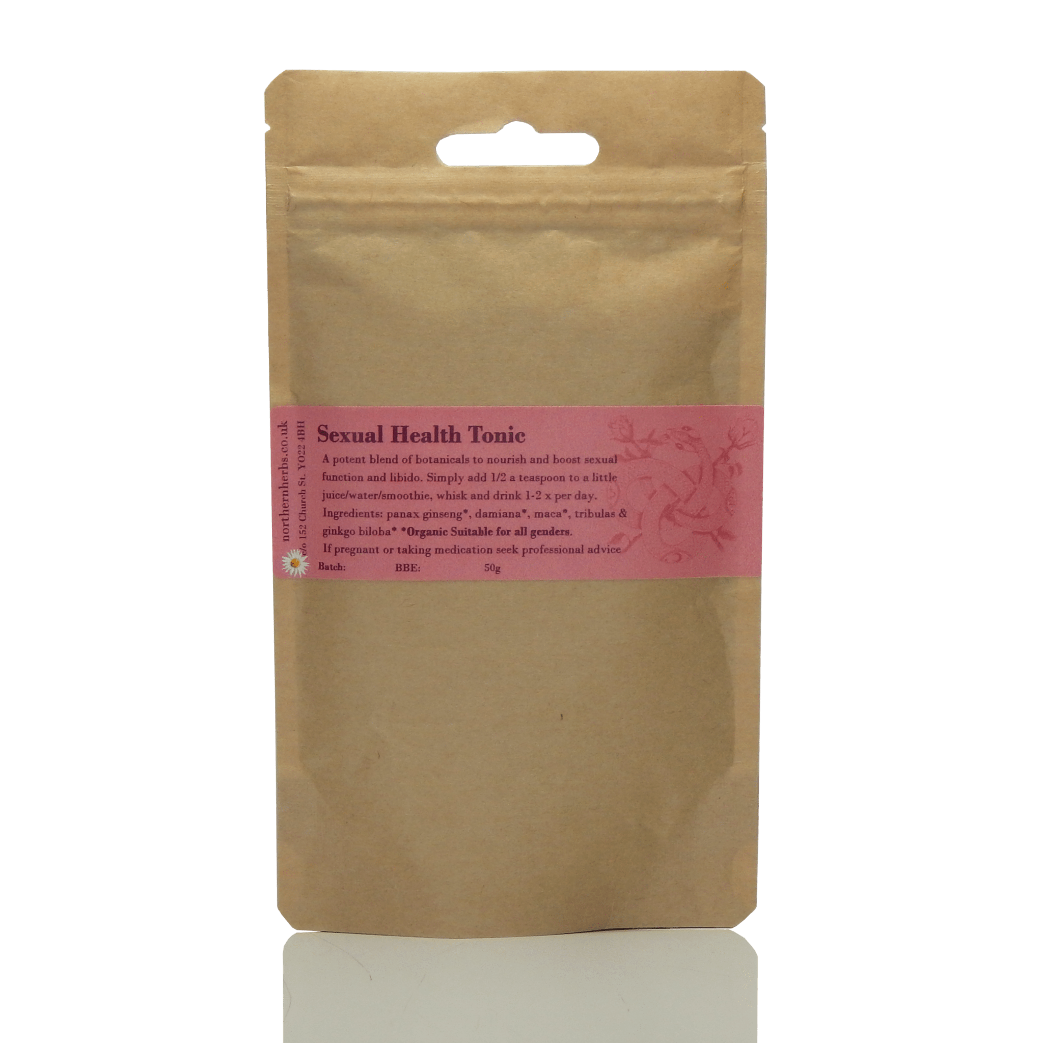 Sexual Health Tonic (organic, for all genders) - Totally Natural Skincare